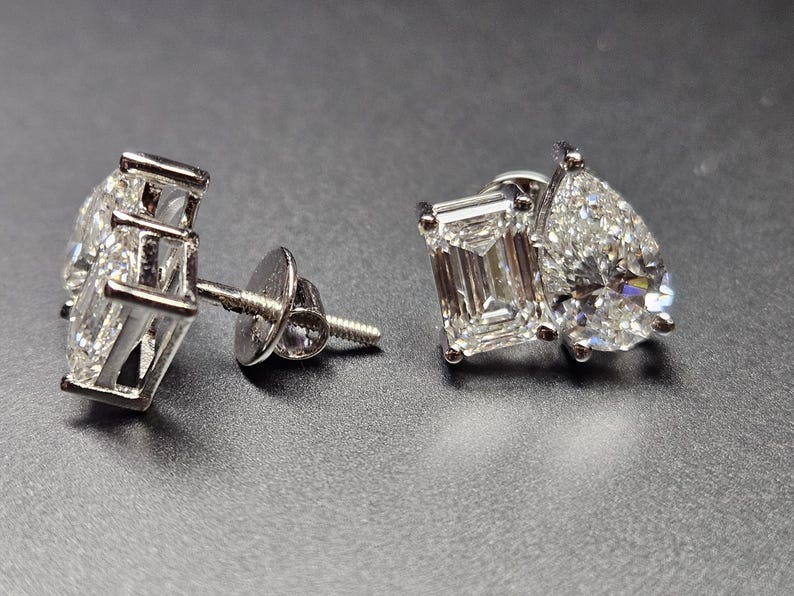 Heavenly Shine Moissanite Earrings