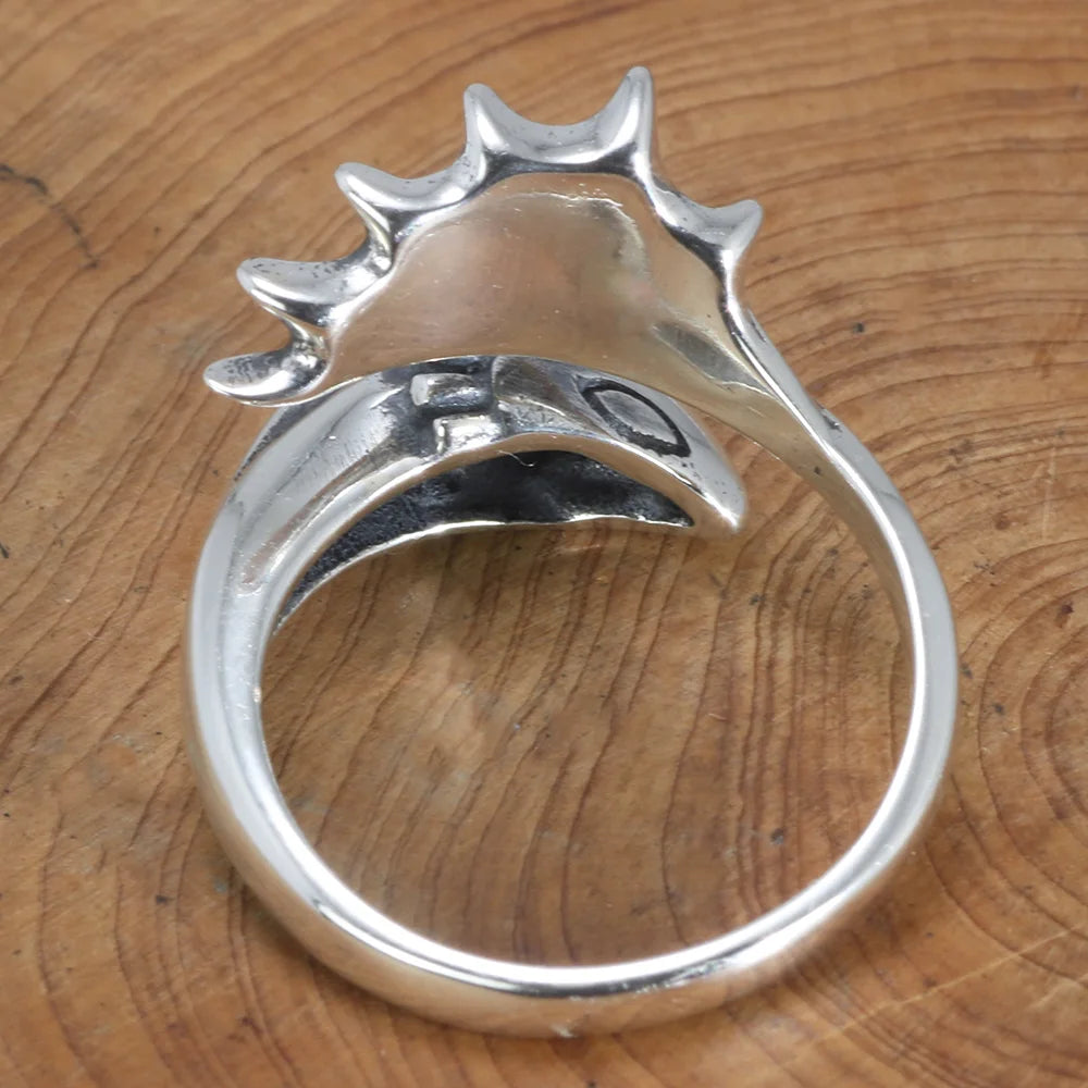 925 Sterling Silver Men and Women Pterodactyl Open Type Adjustable