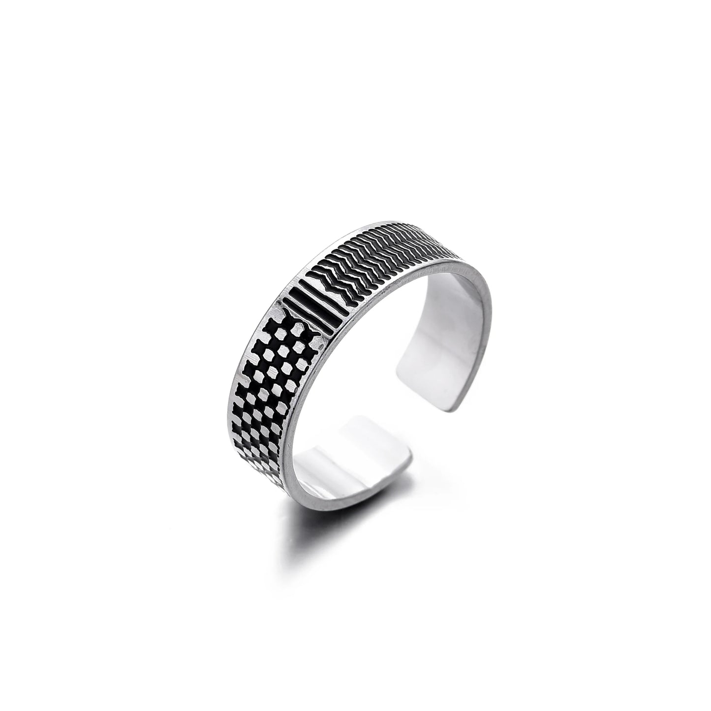 Palestine in Arabic Ring Jewelry For Women Men