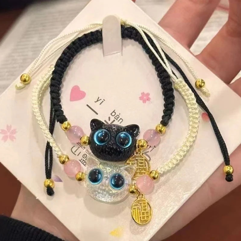 Handmade Lucky FU Blue Big Eye