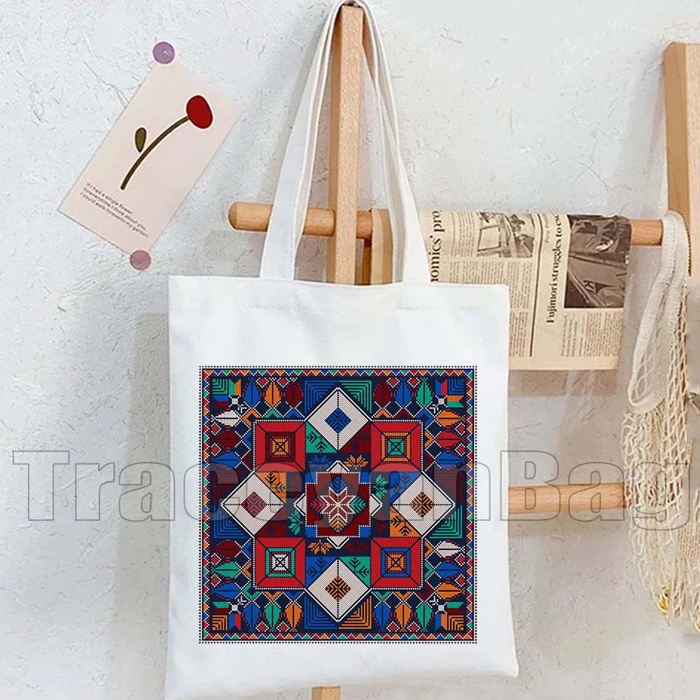 Heart Peace Floral Arabic Calligraphy Palestina Keffiyeh