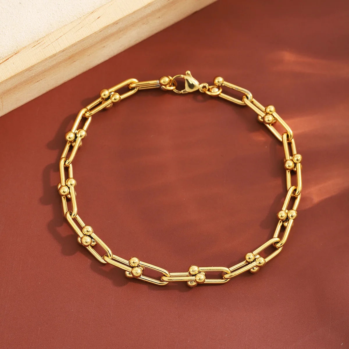 Stainless Steel 18K Gold Plated Chain