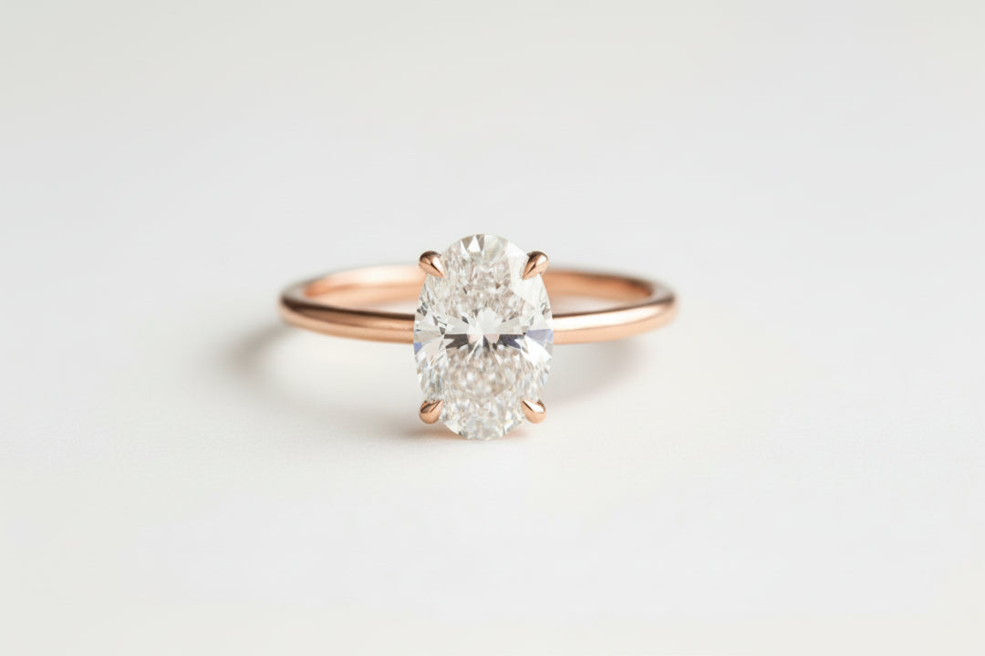 Ovalis™ Moissanite Solitaire Ring