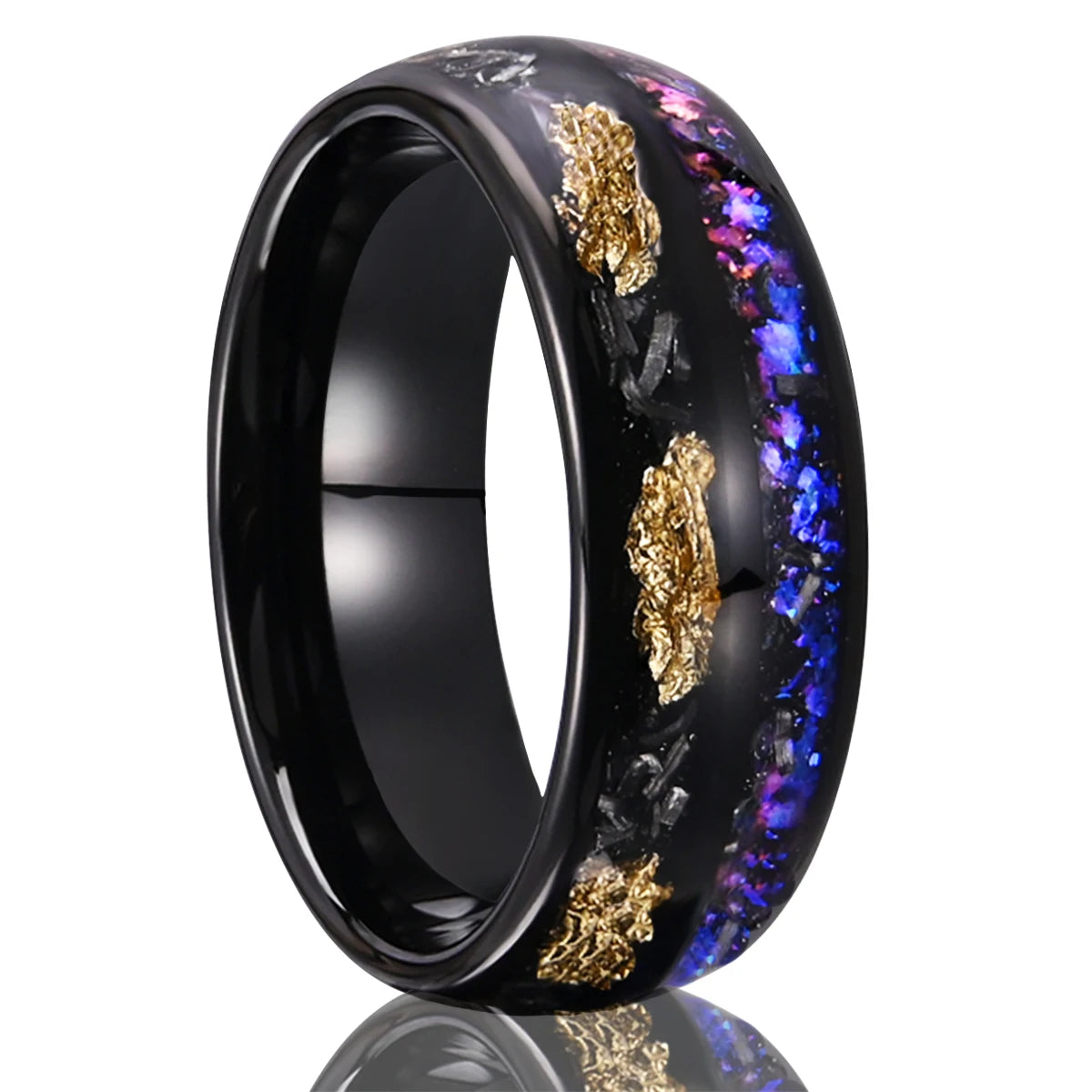 BoldVow™ - Black Tungsten Carbide Ring