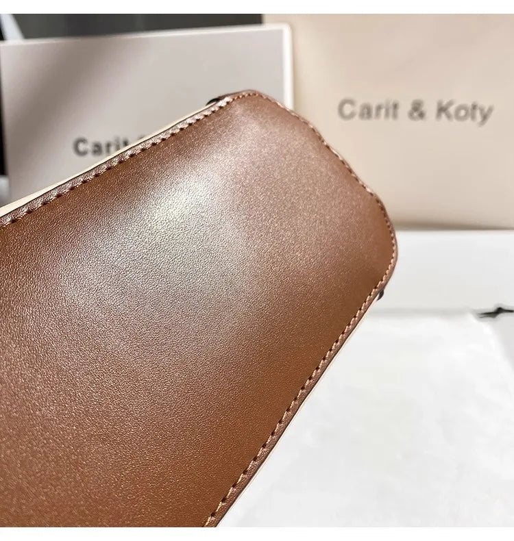 Carit & Koty Stylish and Elegant bag with Crocodile Pattern Embossing and Metal