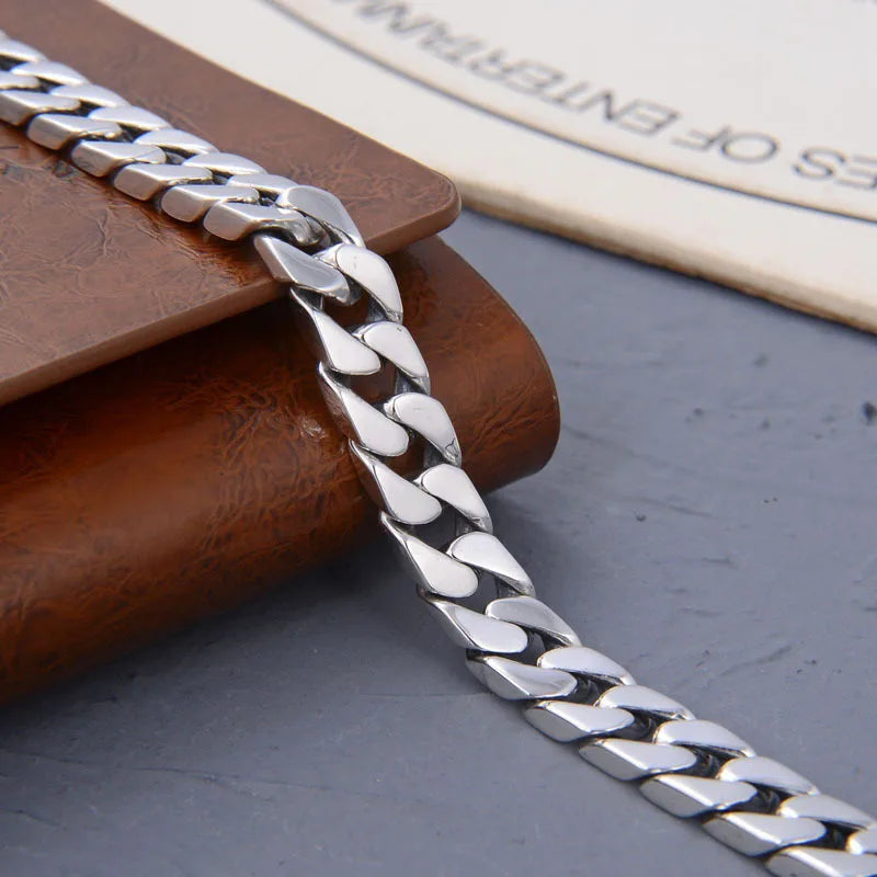 Heavy Duty 925 Silver Chain Bracelet