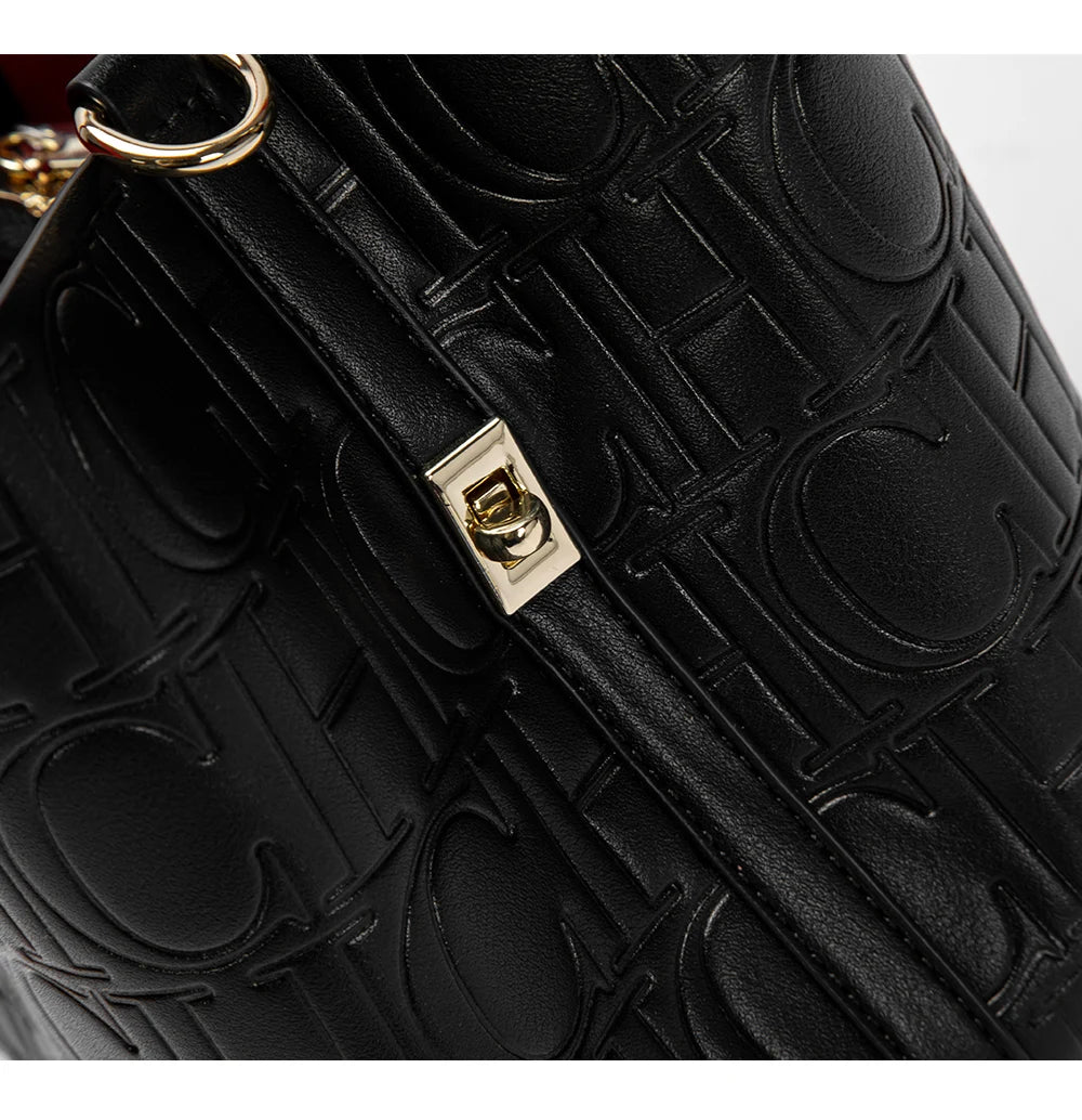 CHCH Women's Tote Bag New Steel Embossed Handheld