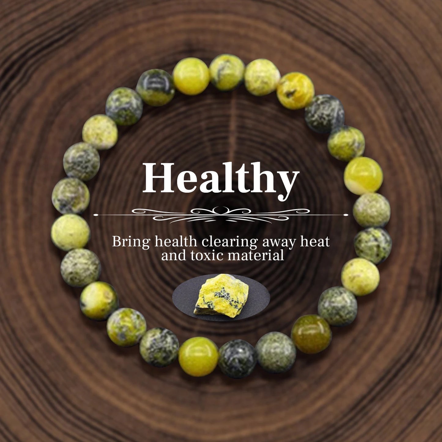 Natural Stone Crystal Beads Bracelet