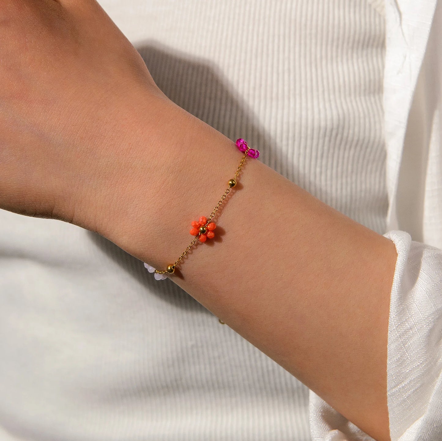 Miraluna Colorful Artificial Crystal Flower