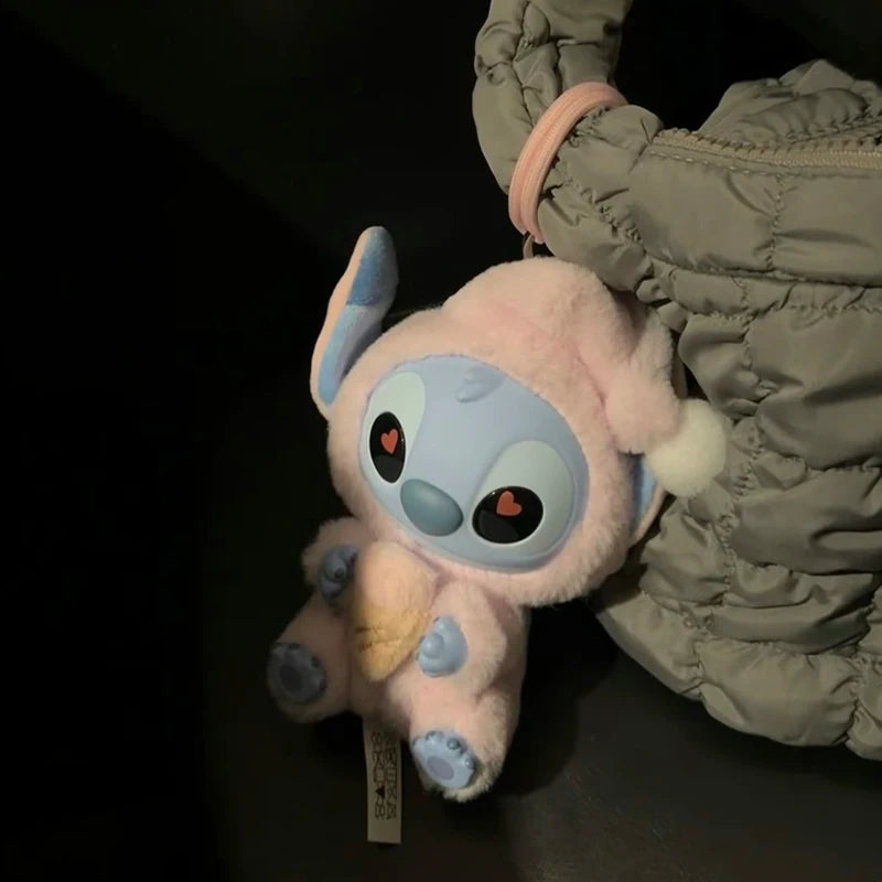 New Miniso Disney Stitch Eat, Sleep Series Vinyl Blind Box Pendant Cute Doll Mystery Box Toy Plush Doll Holiday Gift