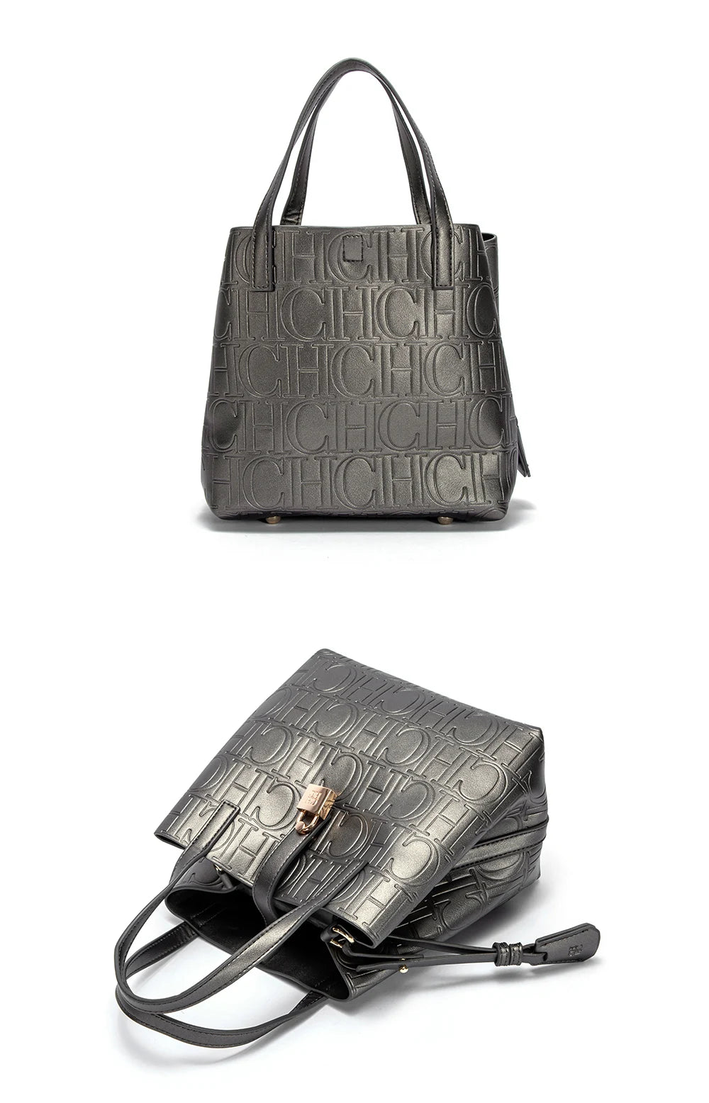 CHCH Women's Tote Bag New Steel Embossed Handheld