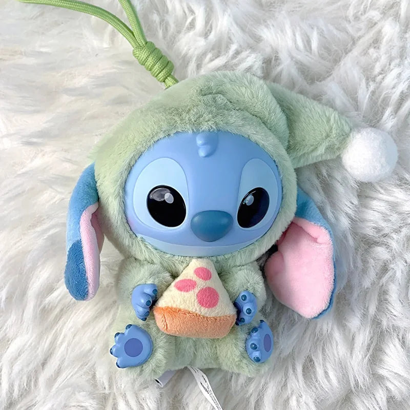 New Miniso Disney Stitch Eat, Sleep Series Vinyl Blind Box Pendant Cute Doll Mystery Box Toy Plush Doll