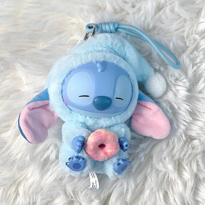New Miniso Disney Stitch Eat, Sleep Series Vinyl Blind Box Pendant Cute Doll Mystery Box Toy Plush Doll Holiday Gift
