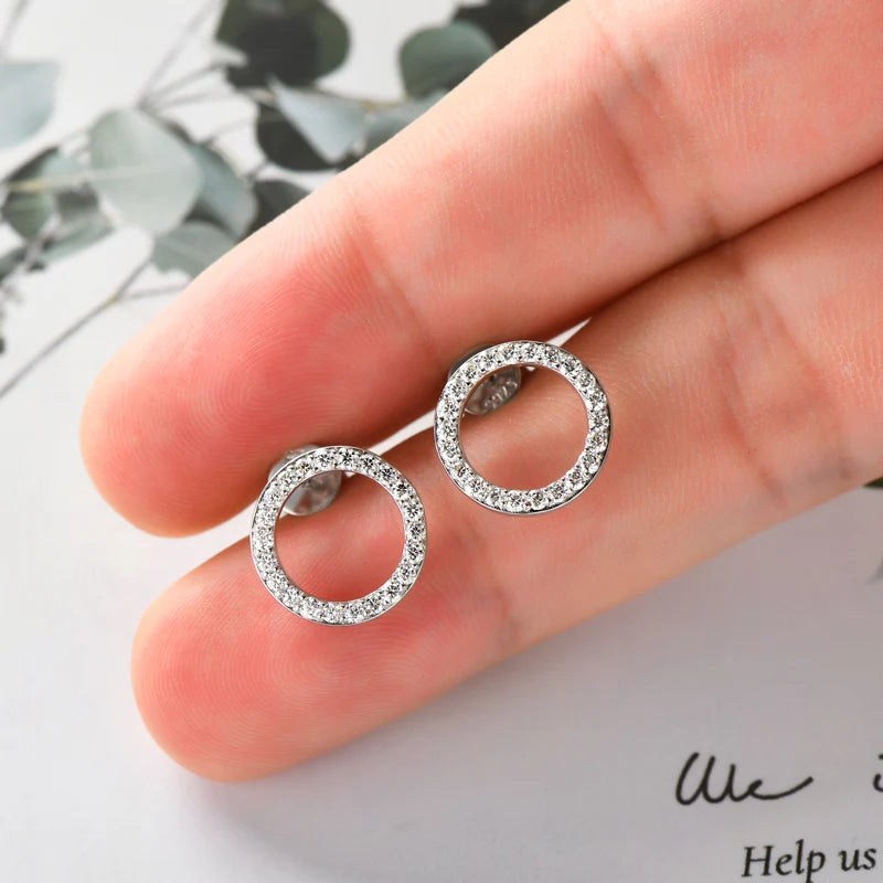 Lnngy Dazzling Double-Layer Moissanite Jewelry Set