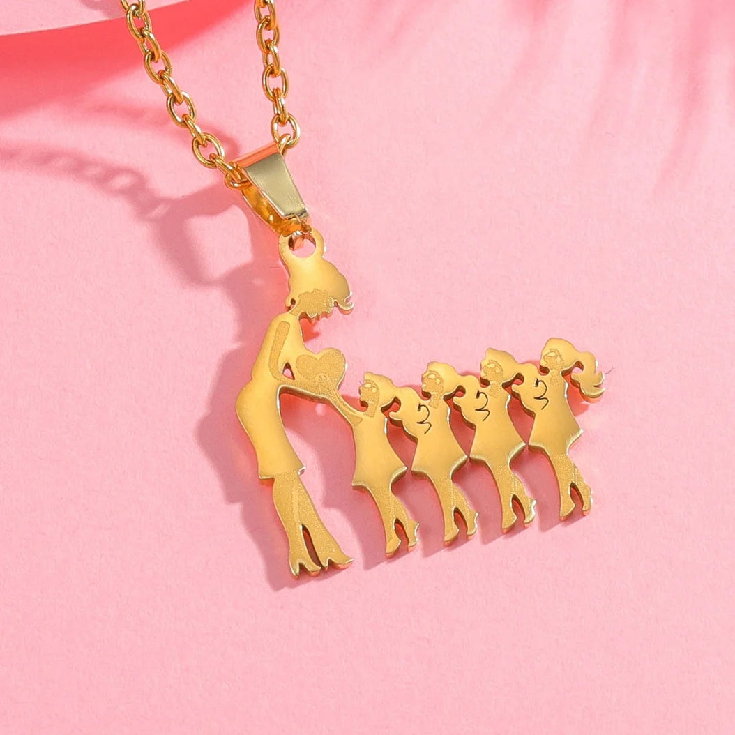 Family Stainless Steel Necklaces