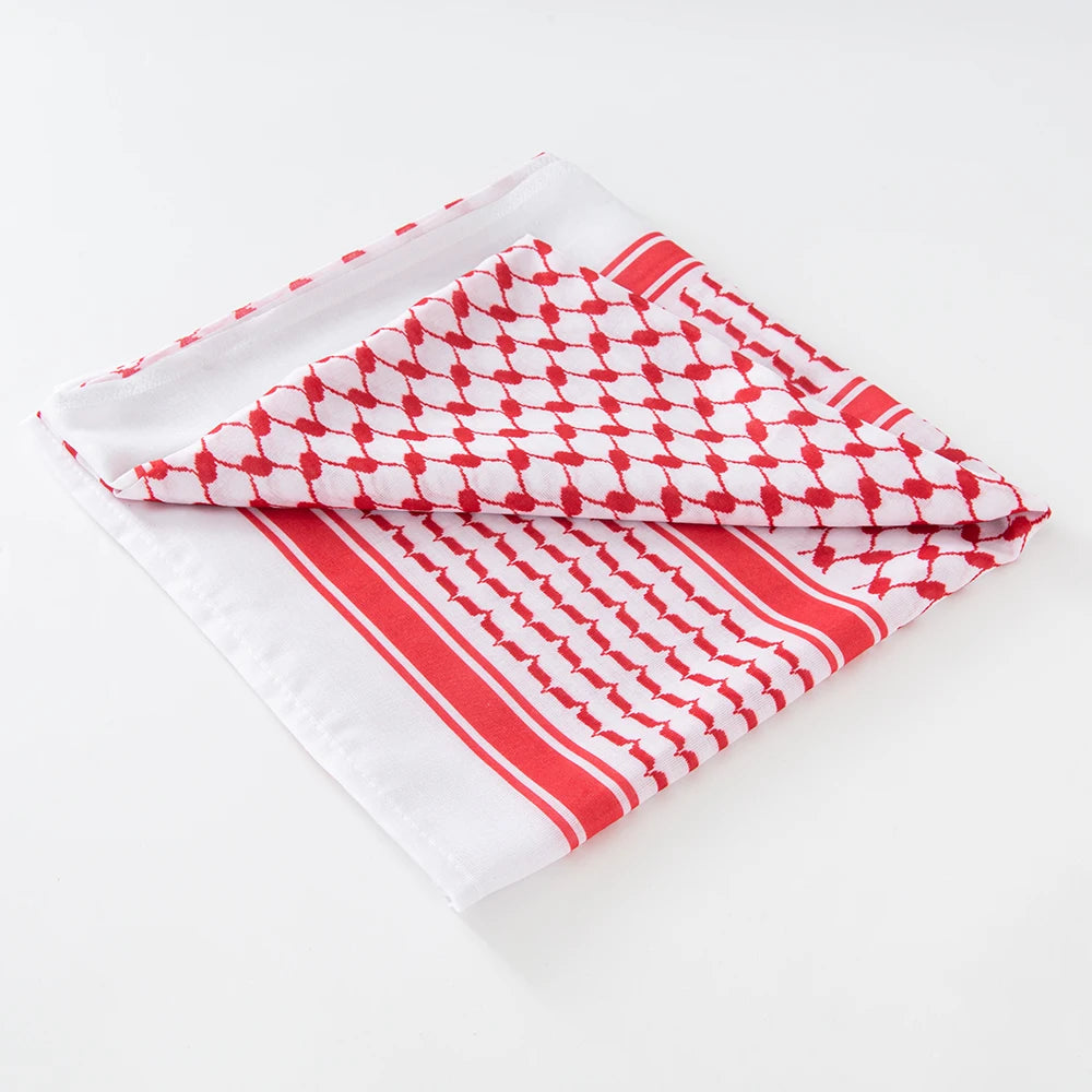 Classic Palestine Black White Keffiyeh
