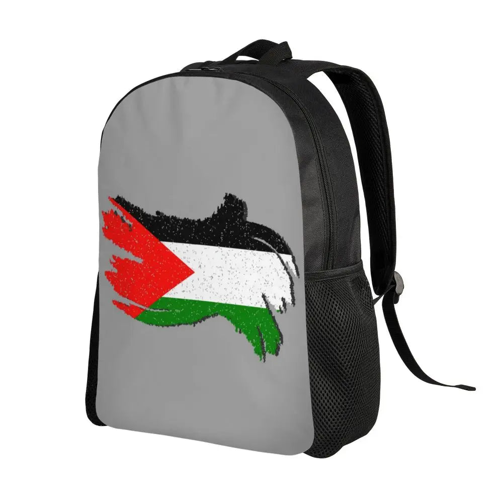 Custom Palestinians Keffiyeh Pattern Backpacks for Women Men Water Resistant