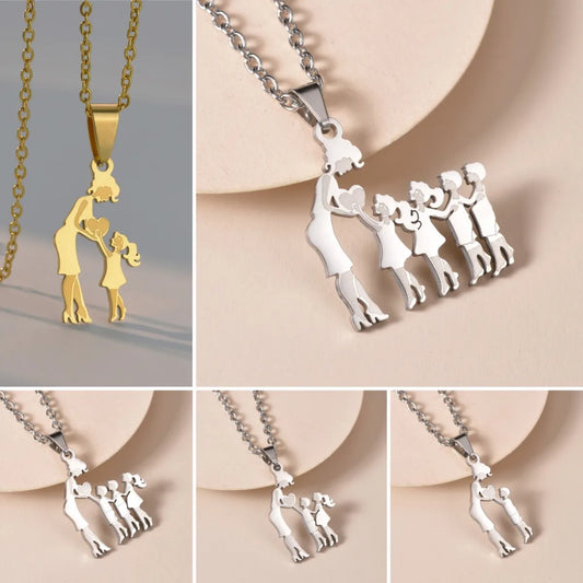 Family Stainless Steel Necklaces