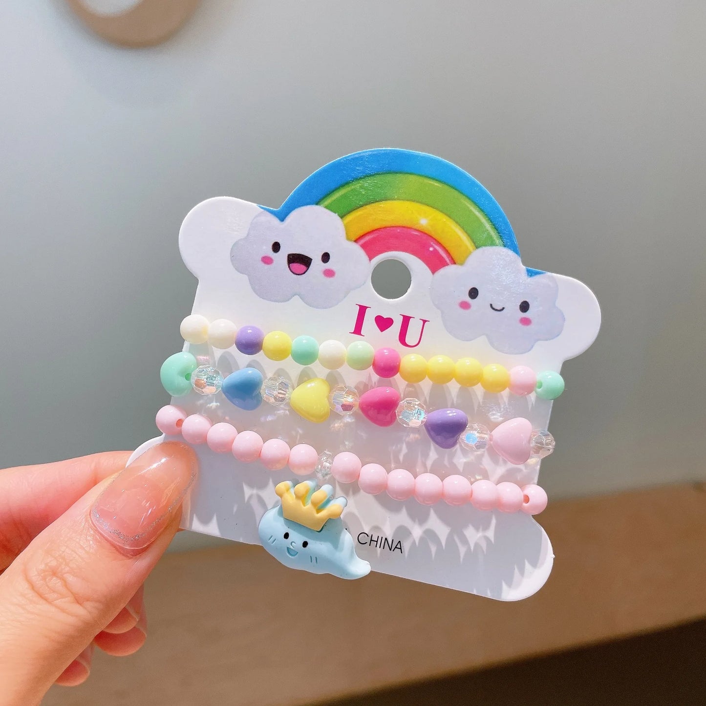 Cute Resin Bracelet Set – 3pcs