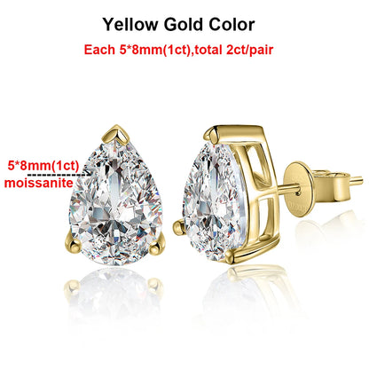 Lumière Drop Moissanite