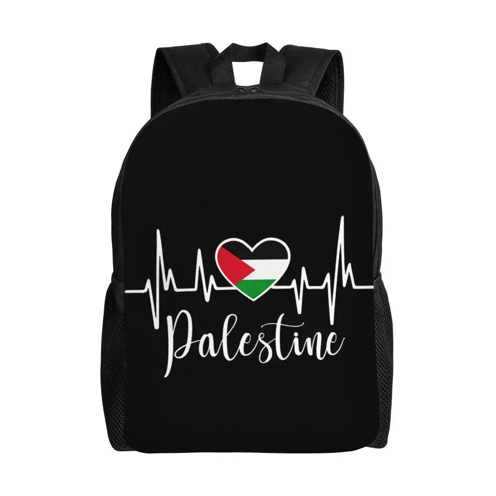 Custom Palestinians Keffiyeh Pattern Backpacks for Women Men Water Resistant