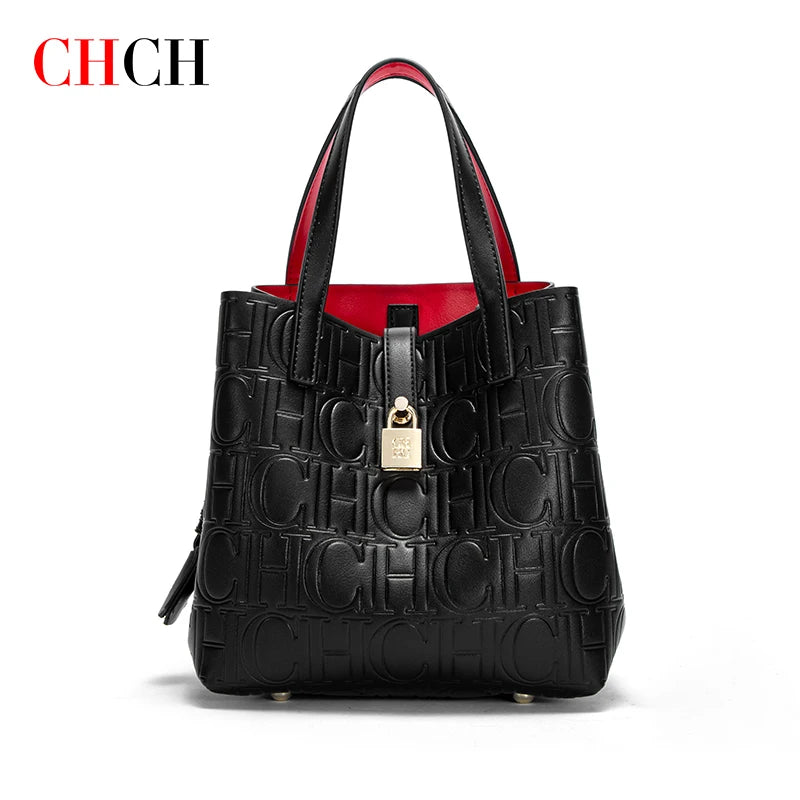 CHCH Women's Tote Bag New Steel Embossed Handheld
