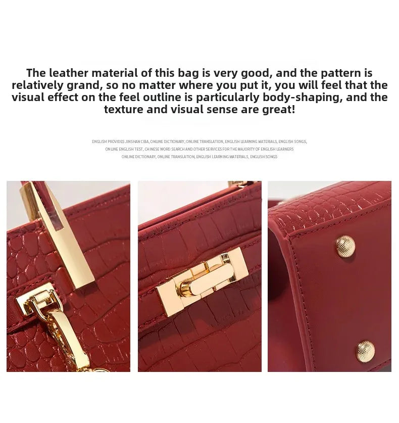 Luxurious Large Capacity Crossbody Handbag