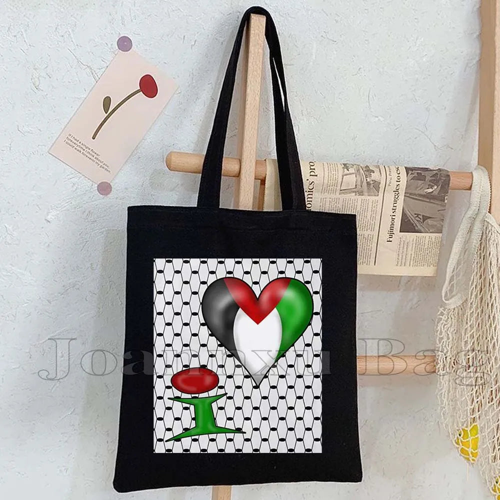 Heart Peace Floral Arabic Calligraphy Arab Keffiyeh