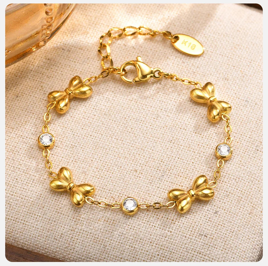 Cute Bow Bracelet for Little Girls