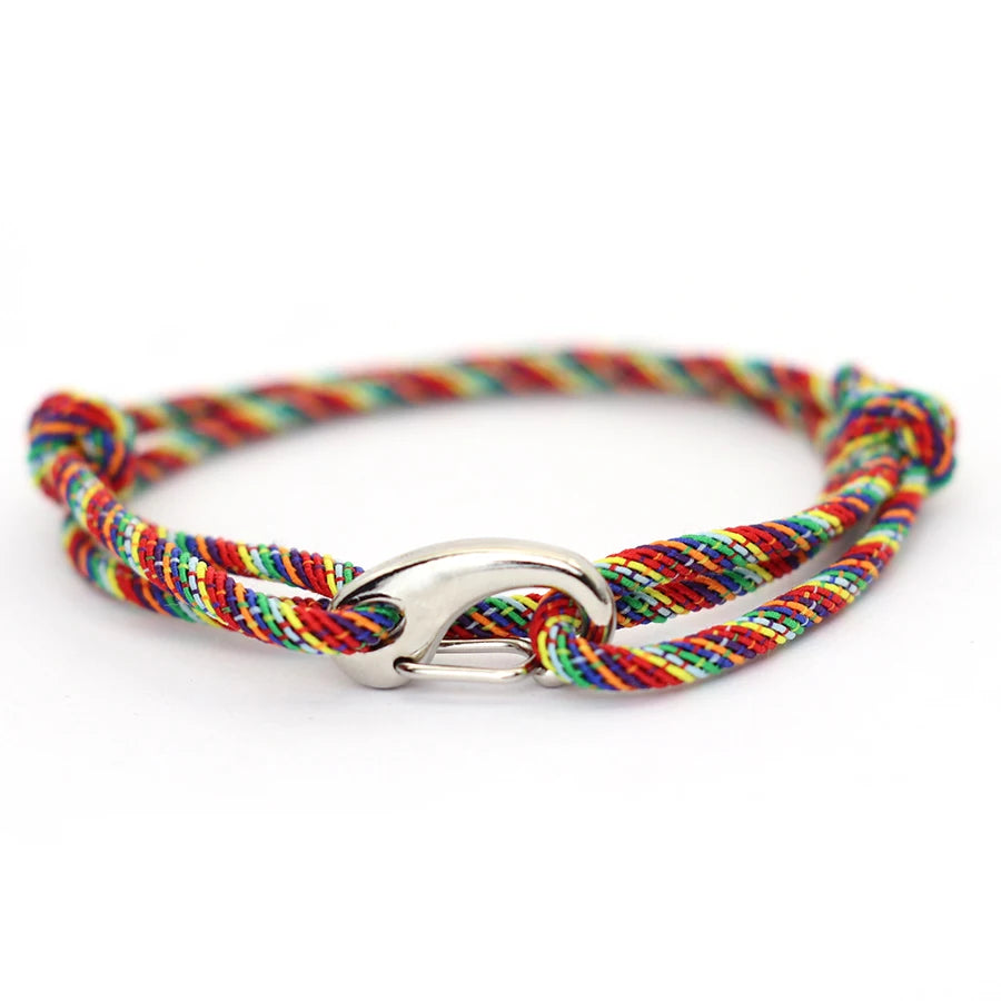 New Simple Style Double Layered Marine String Bracelet