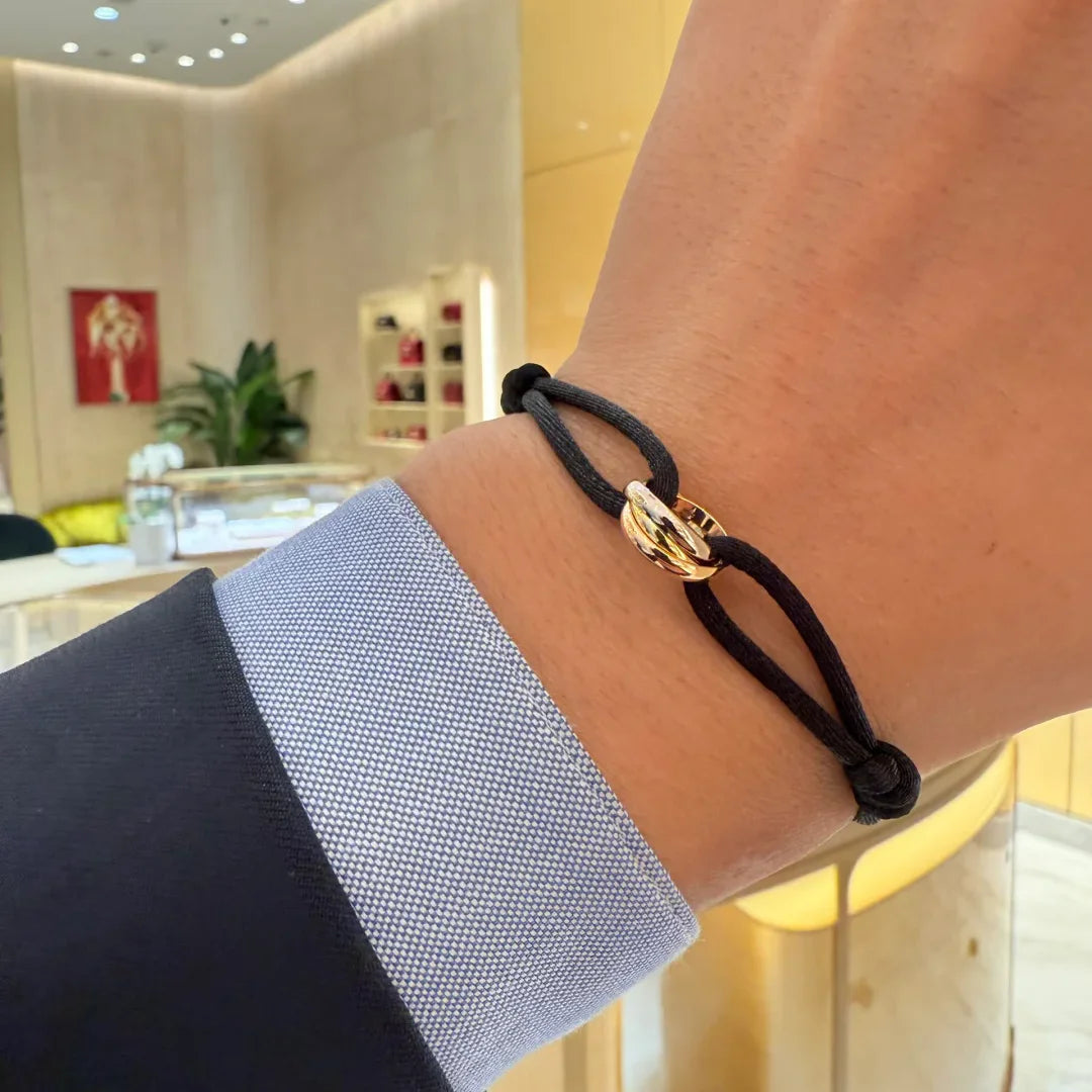 Luxury Cross Bangle – 925 Silver