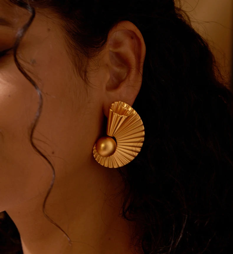 18K Gold Plated Earings Fashion Jewelry Accessory Oorbellen