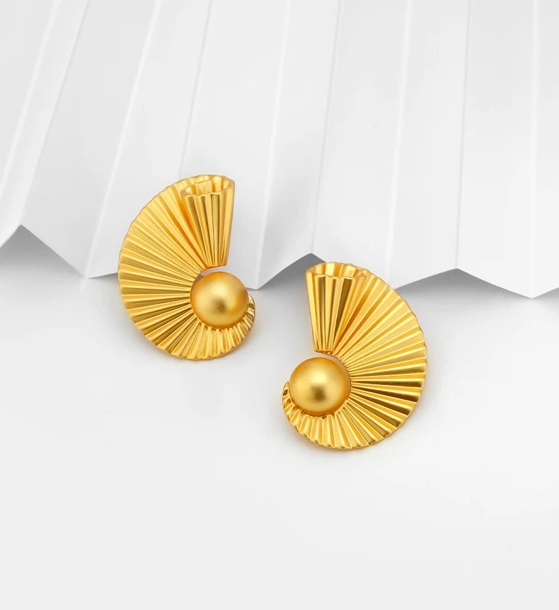 18K Gold Plated Earings Fashion Jewelry Accessory Oorbellen