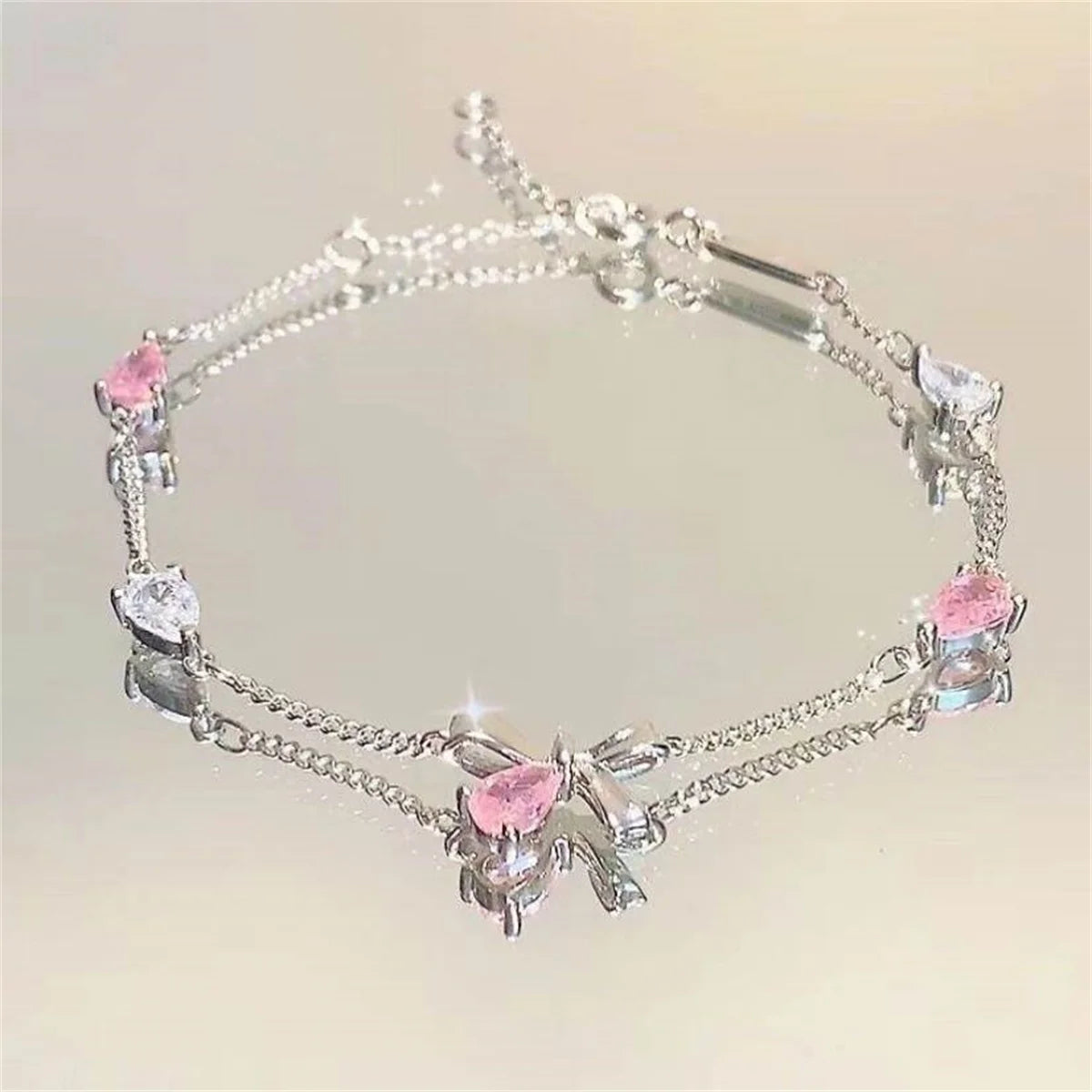 Cherry Blossom Zircon Bracelet