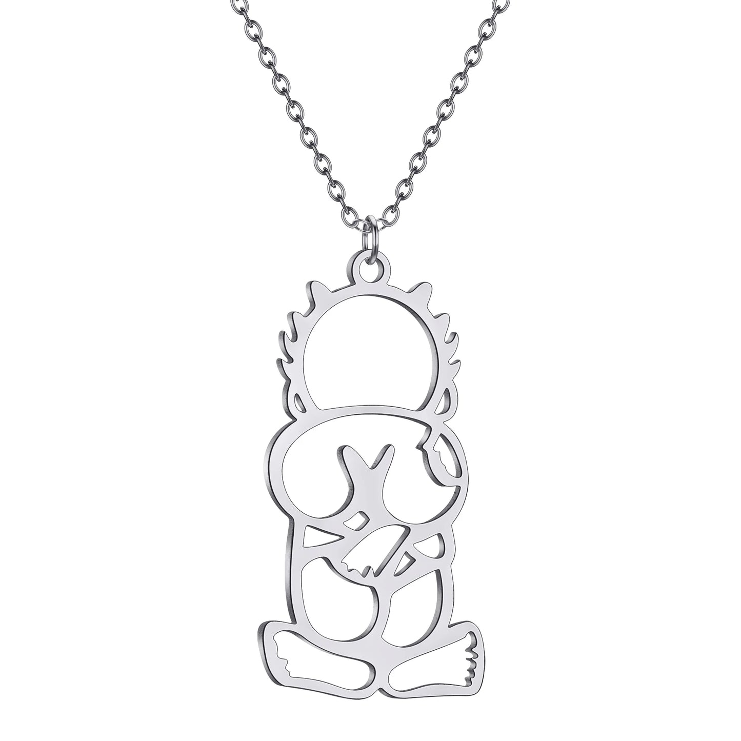 Stainless Steel Handala Hanzala Palestine for Women Men Chain