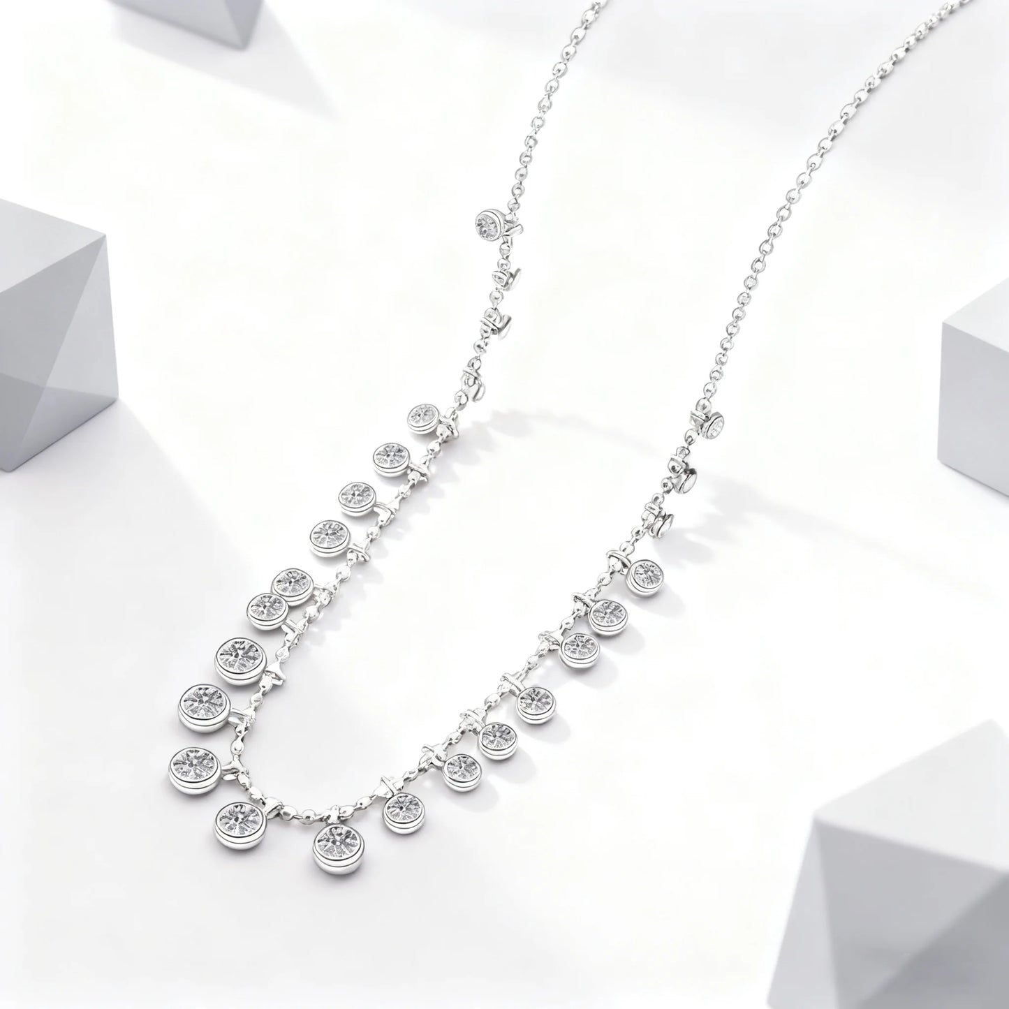 Eternal Glow 4.5CT Full Moissanite Necklace