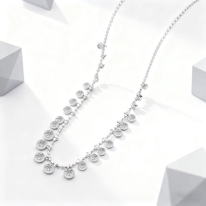 Eternal Glow 4.5CT Full Moissanite Necklace