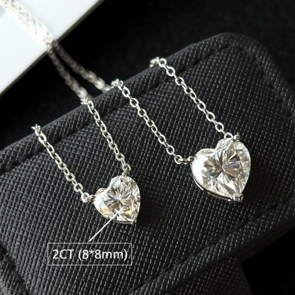 Pure Love Heart Moissanite Pendant
