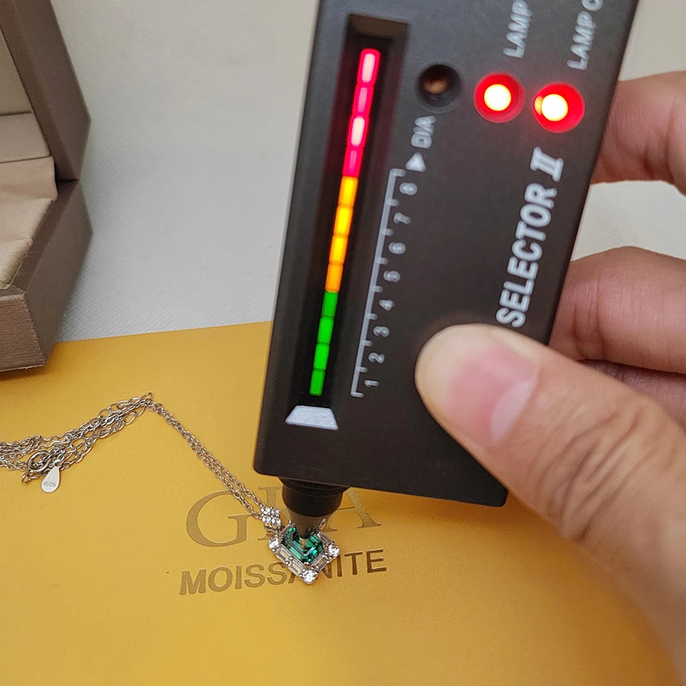 Aurora Gem Moissanite Necklace