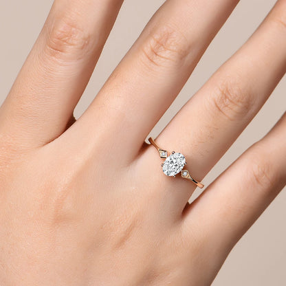 MINTYBOX Luxe Moissanite Engagement Jewelry Set