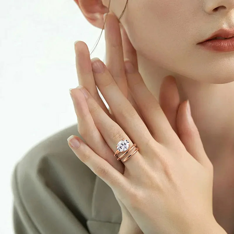 Shani Luxury Solitaire Ring