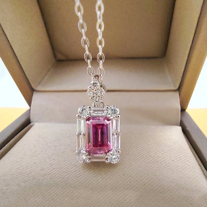 Aurora Gem Moissanite Necklace