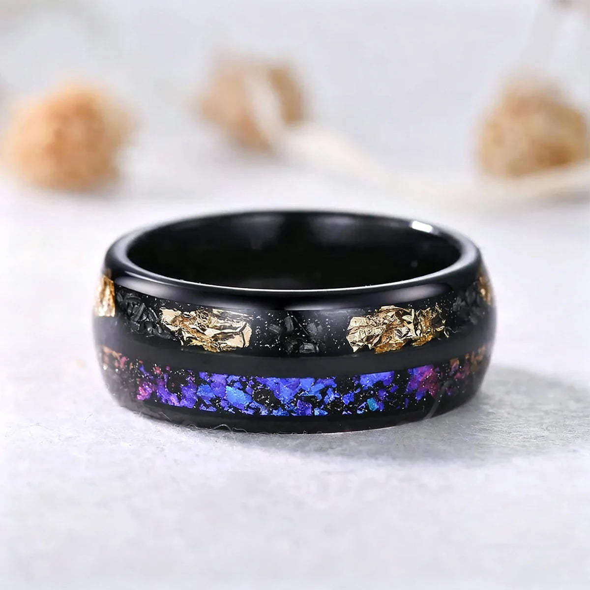 BoldVow™ - Black Tungsten Carbide Ring