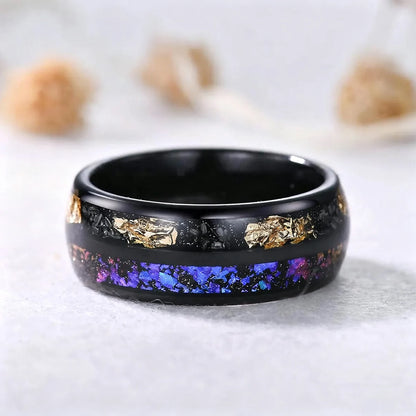 BoldVow™ - Black Tungsten Carbide Ring