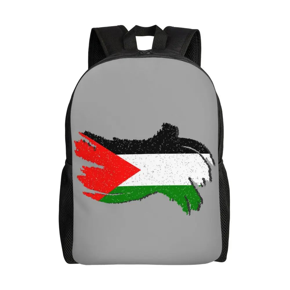 Custom Palestinians Keffiyeh Pattern Backpacks for Women Men Water Resistant