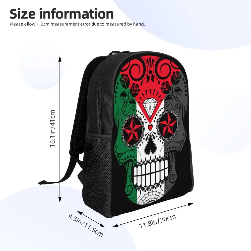 Custom Palestinians Keffiyeh Pattern Backpacks for Women Men Water Resistant