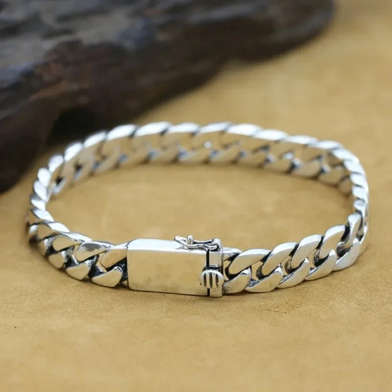 Heavy Duty 925 Silver Chain Bracelet