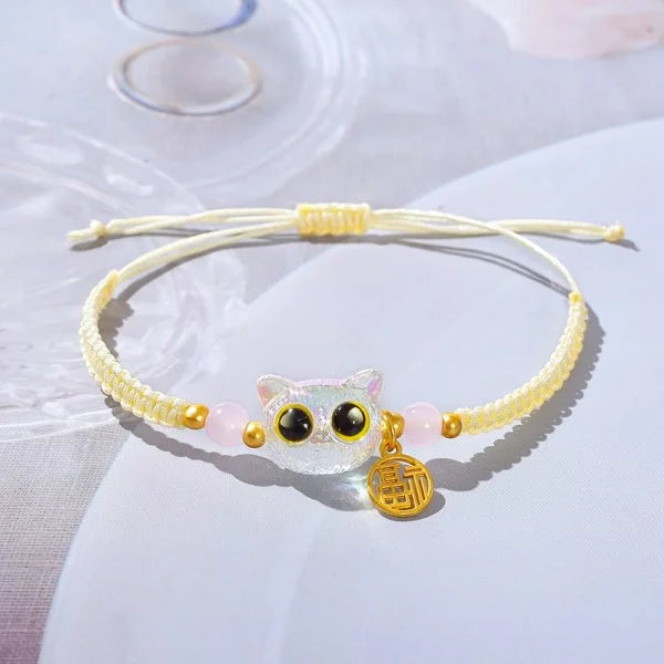 Handmade Lucky FU Blue Big Eye