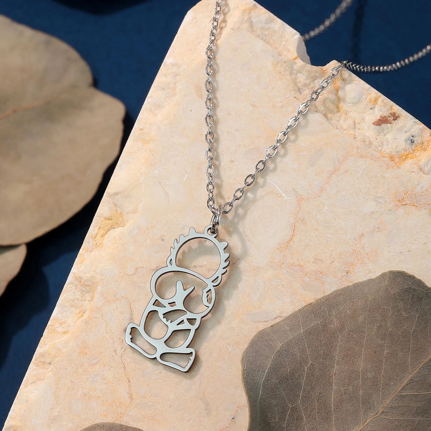 Stainless Steel Handala Hanzala Palestine for Women Men Chain