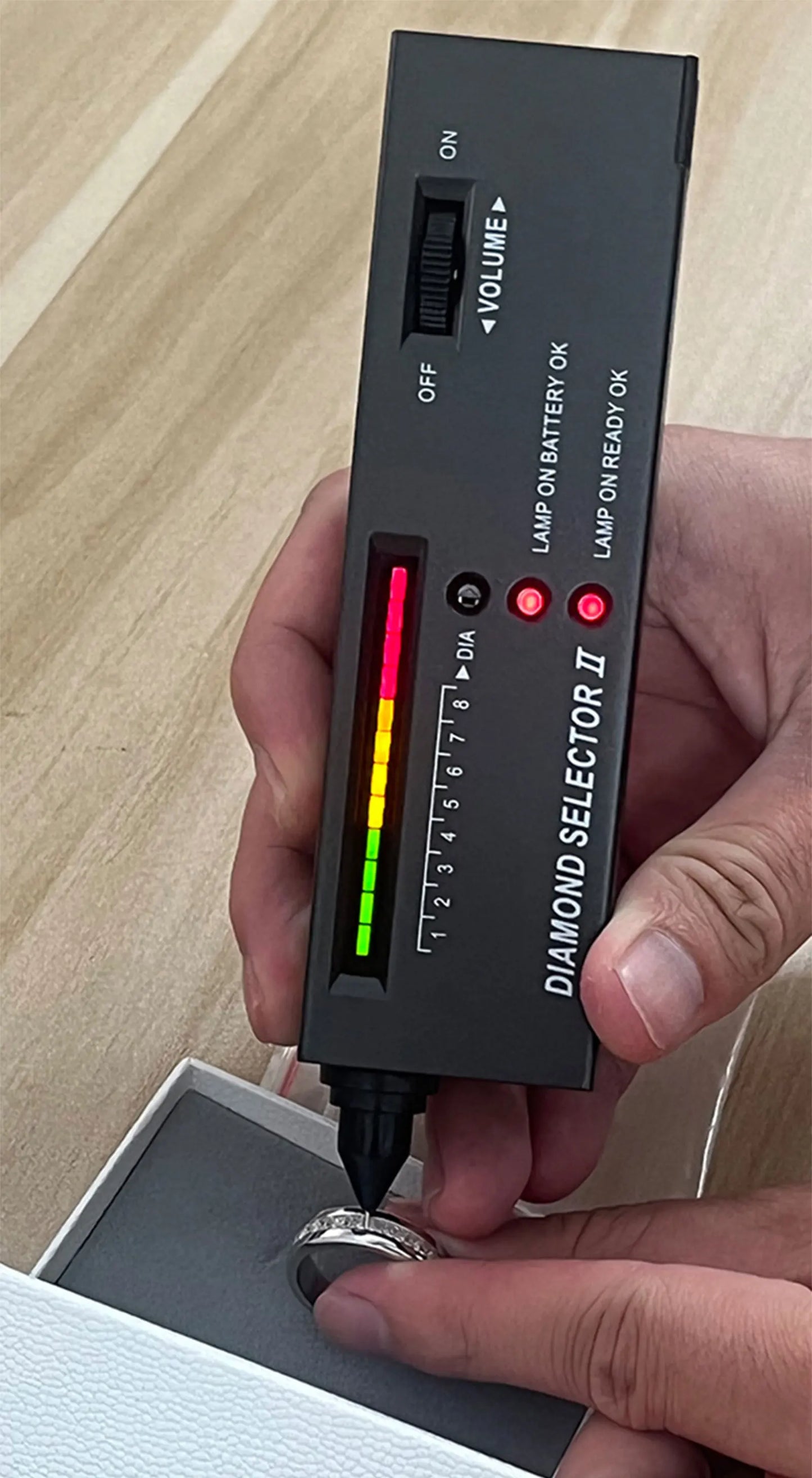 The Eternal Flame Men’s Moissanite Wedding Band